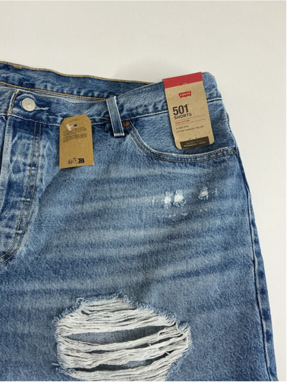 501 Levi’s shorts plus size top - Picture 2 of 9